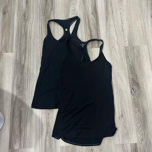 lulu lemon  + athleta tank tops